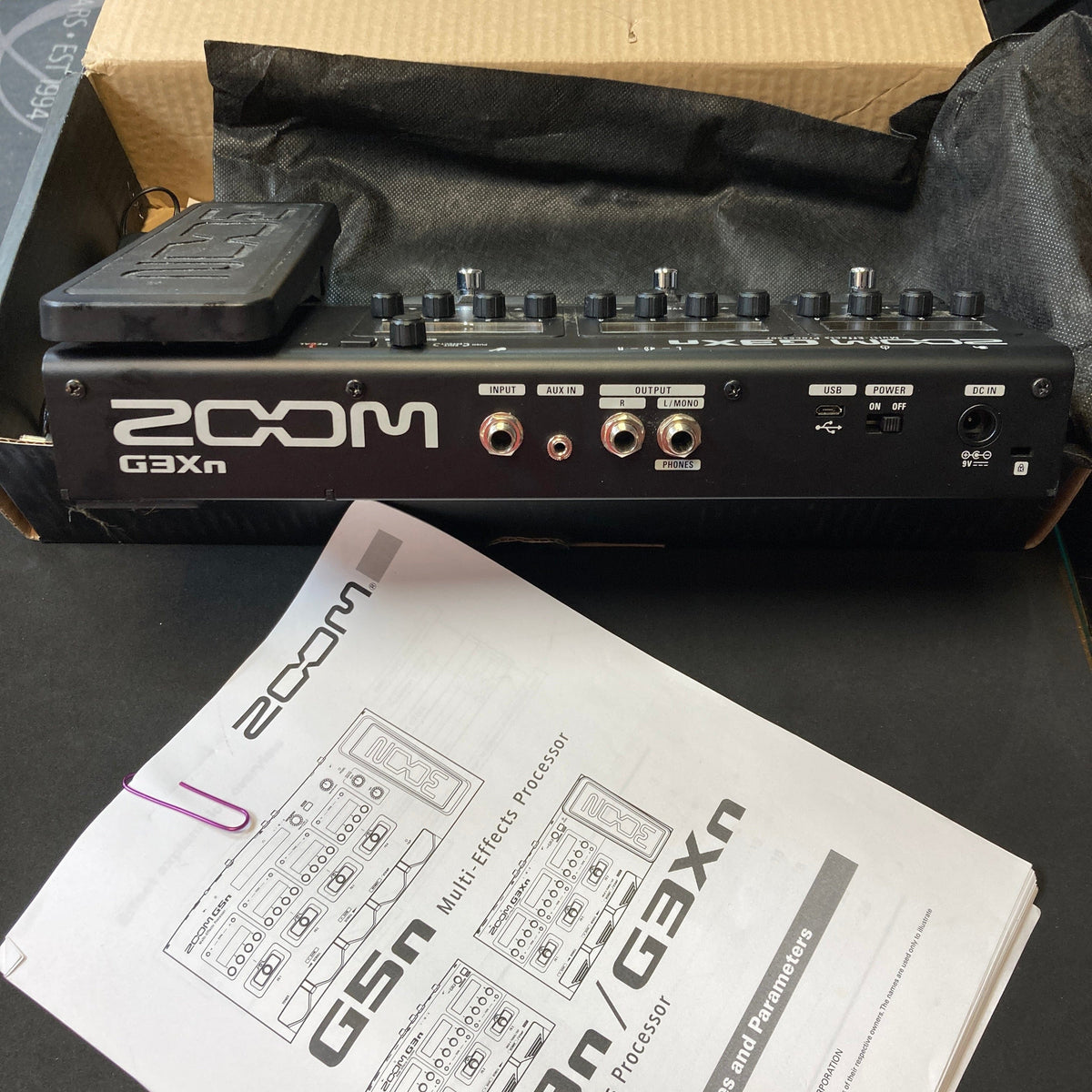 Zoom G3XN Guitar Multi Effects Processor USED