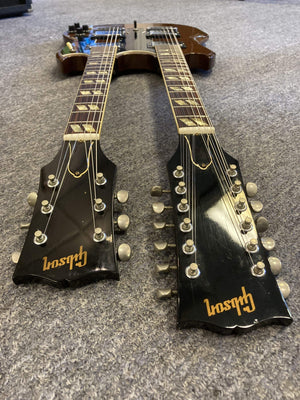 1980 Gibson EDS-1275 Double Neck Electric Guitar in excellent condition, minor wear, no fret grooves, fully set up, includes original case.