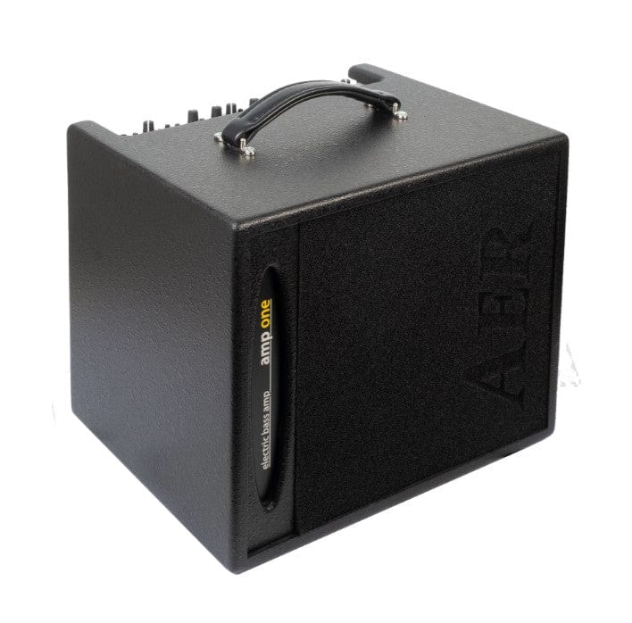 AER Amp One 200W Bass Amp with handle, featuring a 10 neodymium woofer for powerful sound.