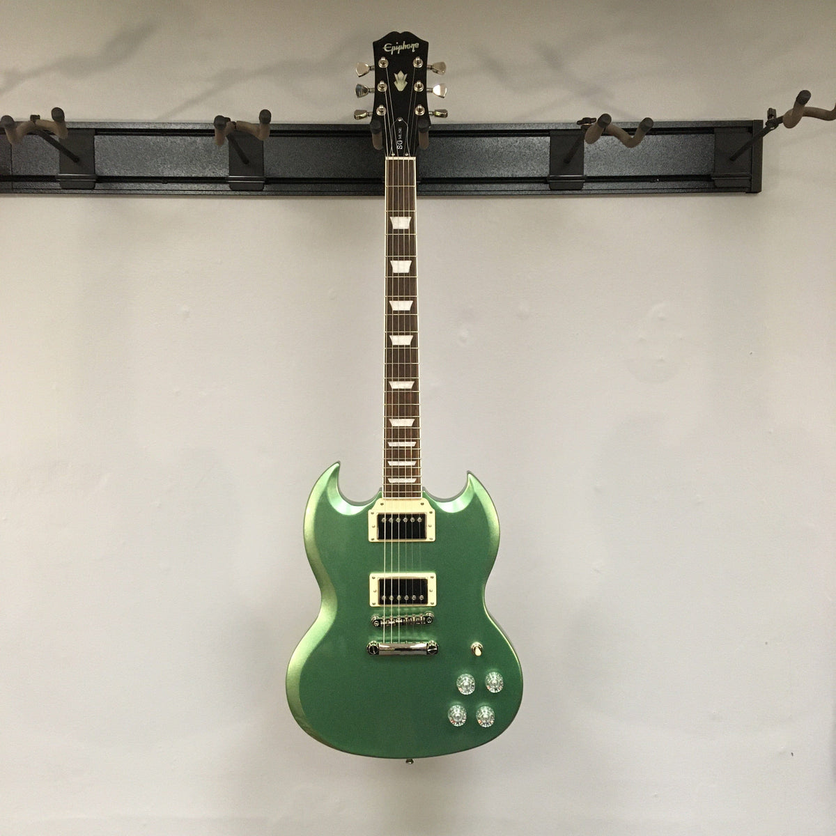 Epiphone SG Muse Wanderlust Green Metallic Guitars on Main