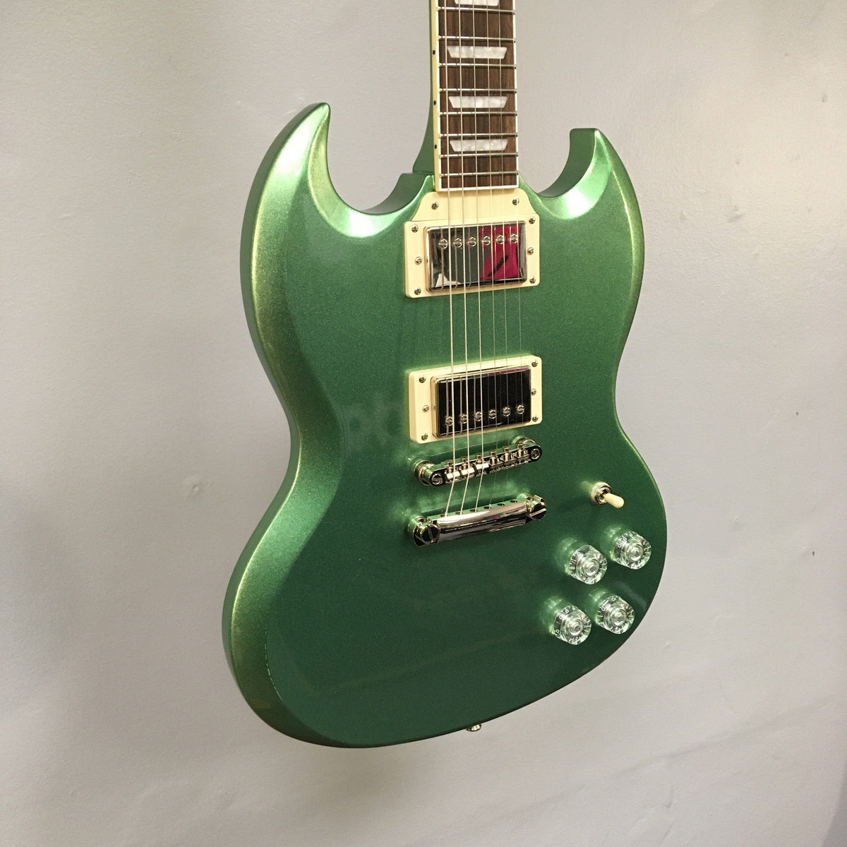 Epiphone SG Muse Wanderlust Green Metallic Guitars on Main