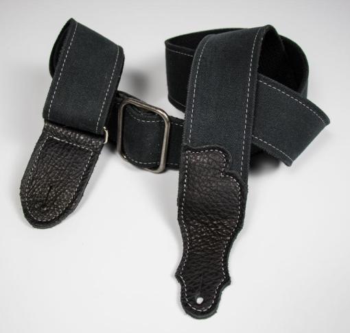 Franklin 2” Distressed Cotton Canvas strap with glove leather end tabs and heavy-duty distressed chrome slider, featuring a tailored look and durable construction.
