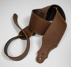 Franklin Purist 2 Glove Leather Guitar Strap with leatherette backing, featuring a durable, adjustable design perfect for guitarists.