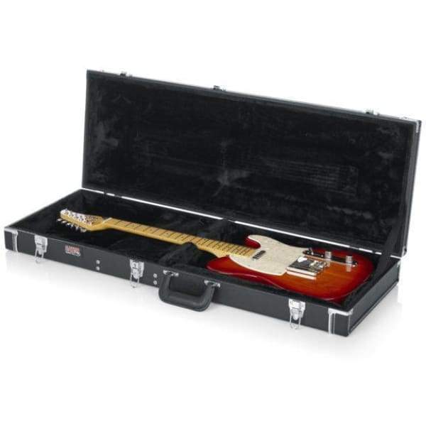 Gator DELUXE WOOD SERIES Electric Guitar Case Guitars on...