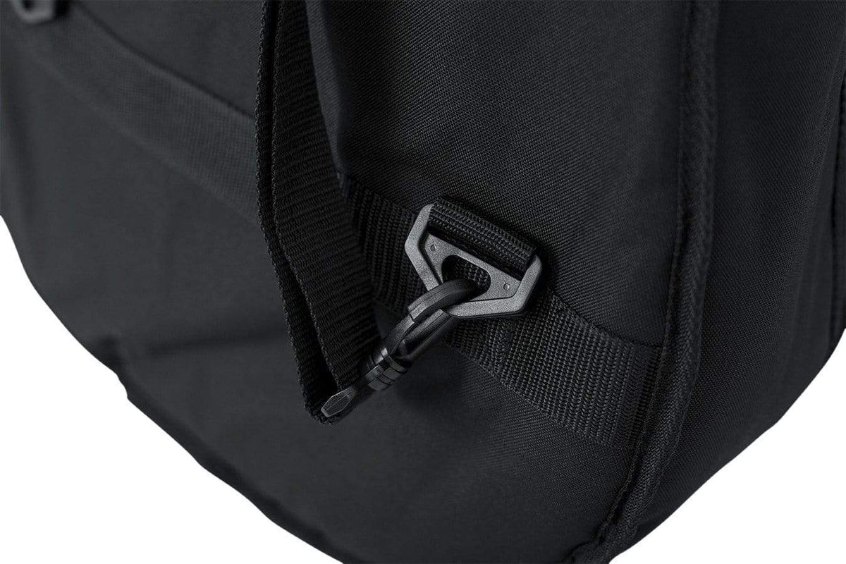Gator Mini Acoustic Guitar Gig Bag with a black zipper, reinforced headstock support, and exterior storage pocket for accessories.