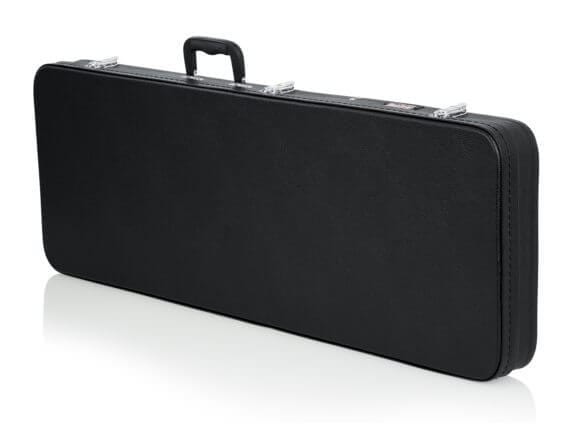Gator PRS Style & Wide Body Electric Case - black, durable, with handle, ergonomic grip, secure latches, and plush lining for guitar protection.