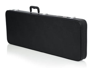 Gator PRS Style & Wide Body Electric Case - black, durable, with handle, ergonomic grip, secure latches, and plush lining for guitar protection.