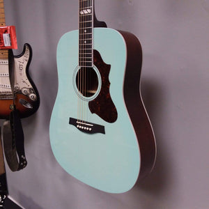 Godin Imperial Laguna Blue GT EQ acoustic guitar with solid mahogany body, solid Sitka spruce top, and LR Baggs Anthem system.