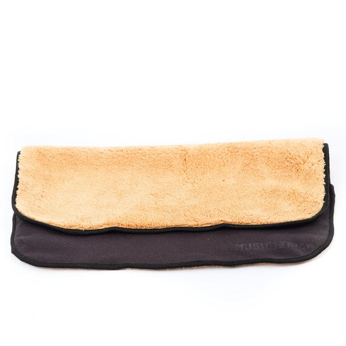 MusicNomad 2 'n 1 Beyond Plush Players Cloth, a professional-grade microfiber cleaning cloth for musicians, shown in a close-up view.