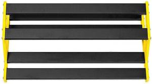 NUX Bumblebee-M Pedal Board w/Bag, featuring customizable black rectangular platforms for efficient pedal arrangement.