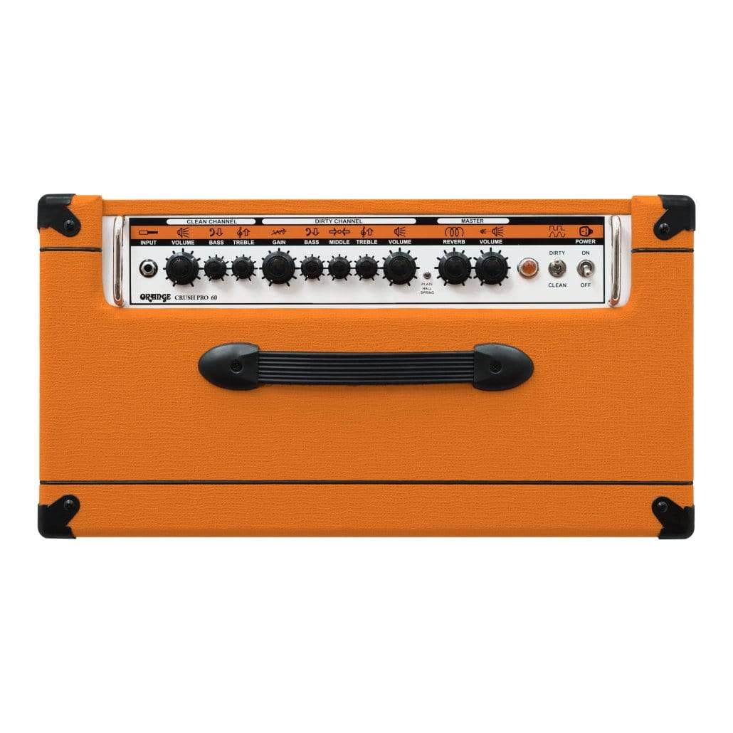 Orange Crush CR60C 60-watt 1x12 Combo Amp with black knobs and a black vent on a wood surface.