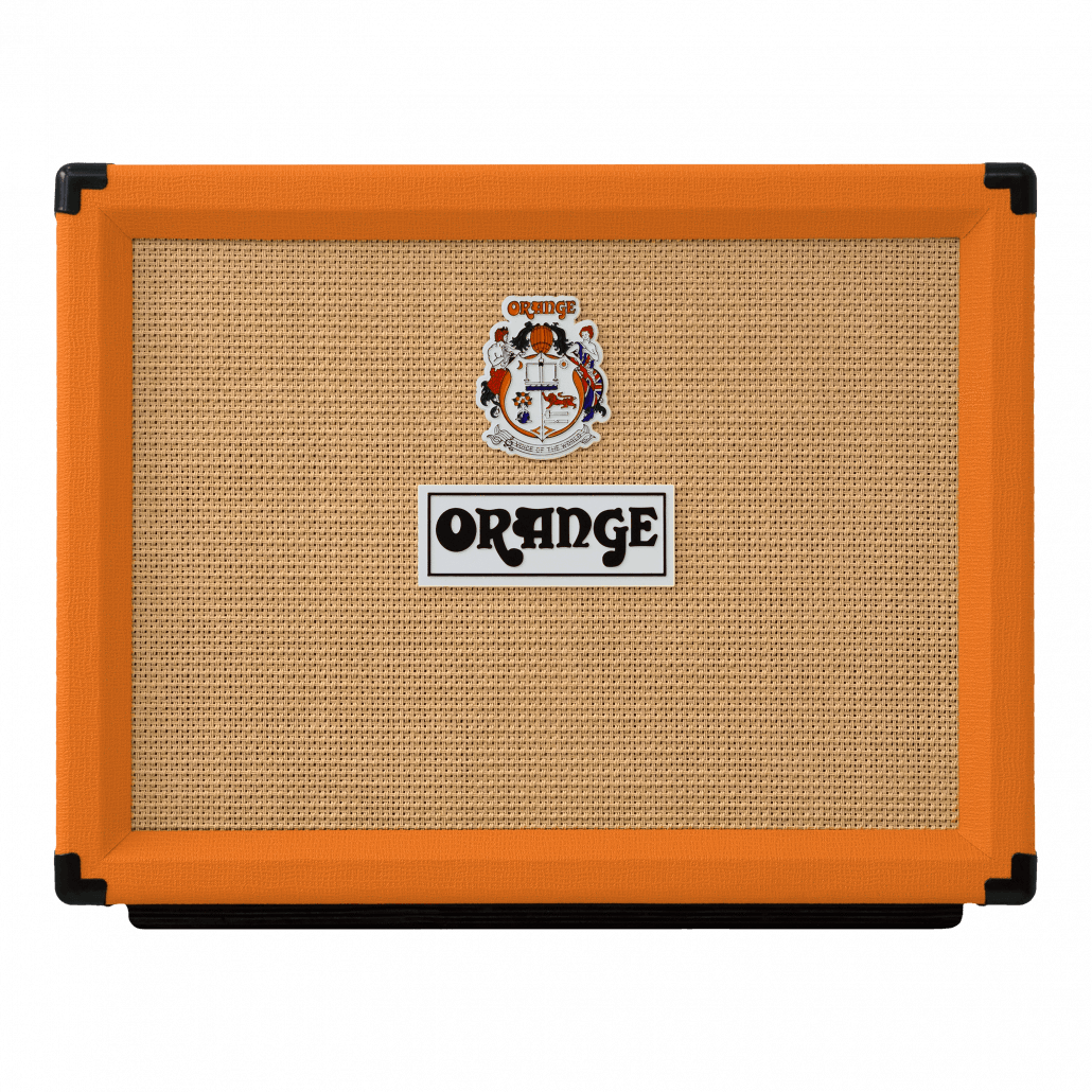 Orange Rocker 32 - 30-watt 2x10 Stereo Tube Combo amplifier, featuring control knobs and logo on the front face.