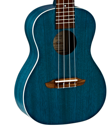 Ortega Concert Ukulele with Okoume body and Walnut fingerboard, featuring 18 frets and ORTEGA Die Cast tuners.