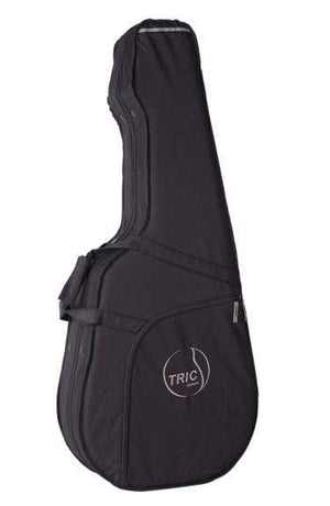 This black, soft-sided TRIC case with zipper and handle by Seagull securely fits your Artist Mosaic CH CW Acoustic-Electric Guitar in Bourbon Burst—ideal protection with the “TRIC” logo on the front pocket.