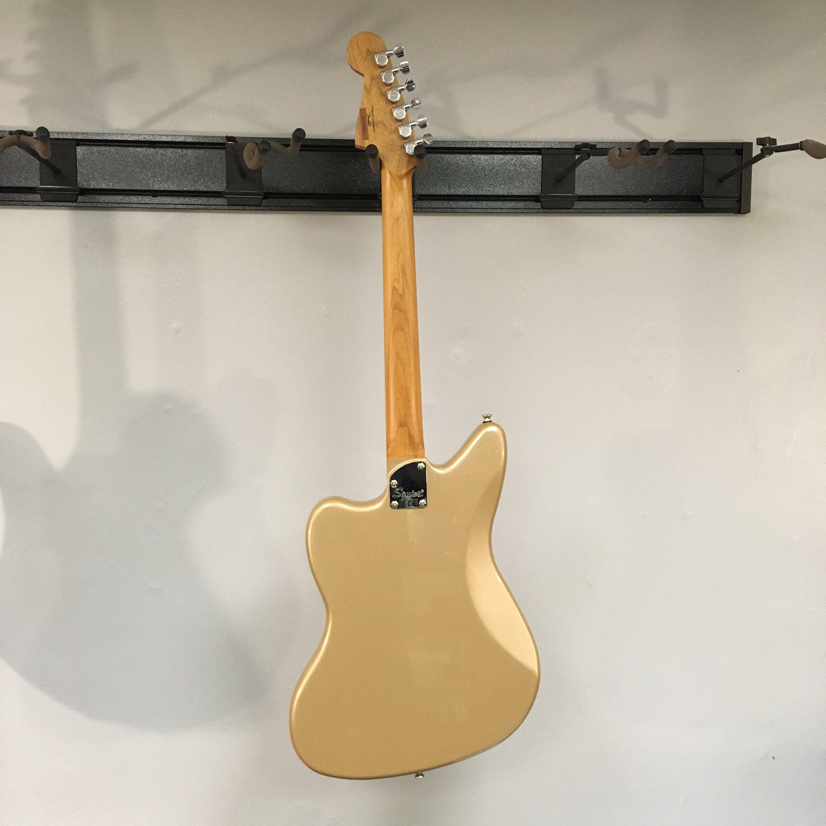 Squier Contemporary Jaguar HH ST - Shoreline Gold Guitars...