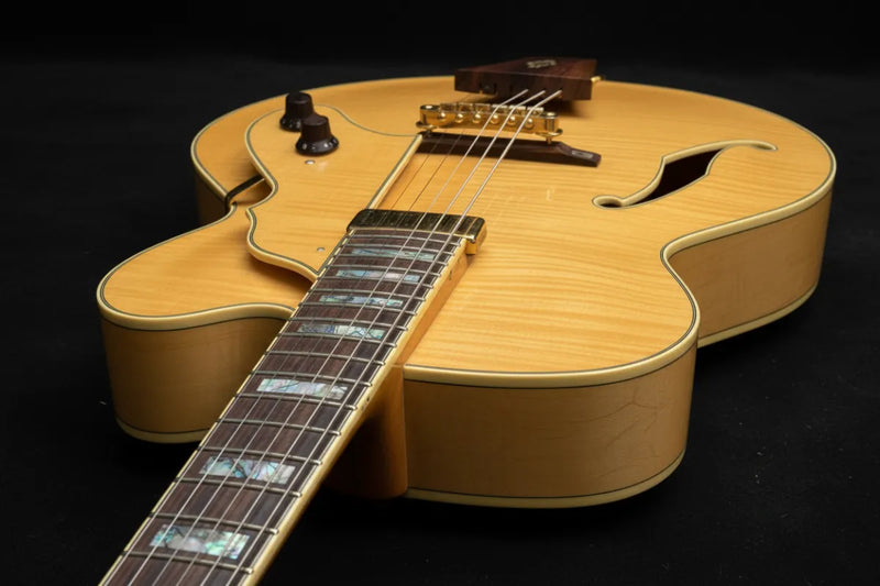 Ibanez Artcore after a level, crown, and polish at Guitars on Main.