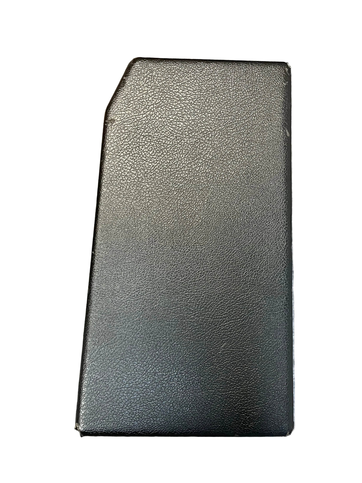 A black, textured rectangular Fender 1965 Deluxe Reverb AB763 amp (Pre-CBS Blackface, Serial A 06439) with an angled corner is shown against a white background.