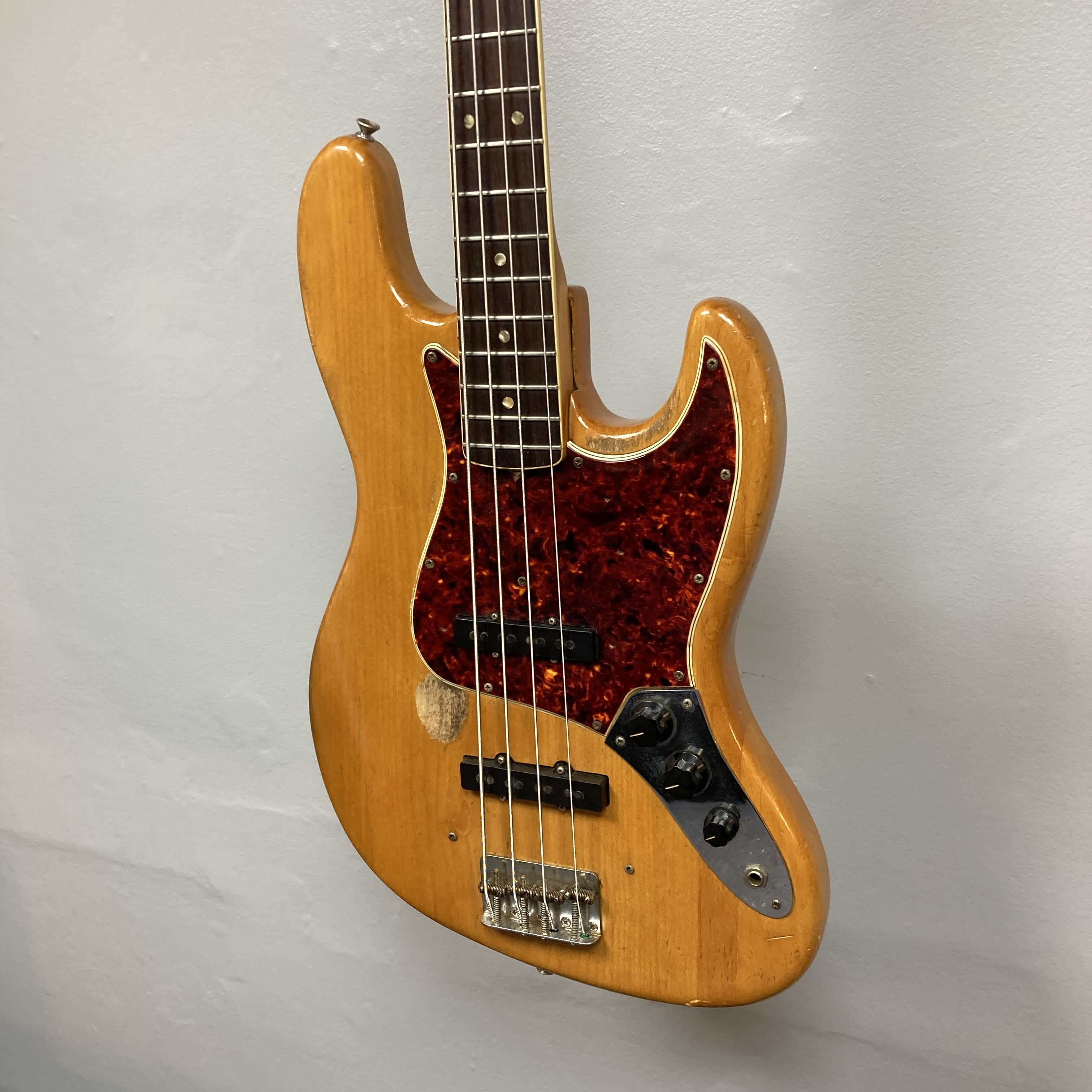 1966 Fender Jazz Bass Natural Refinish | Guitars on Main