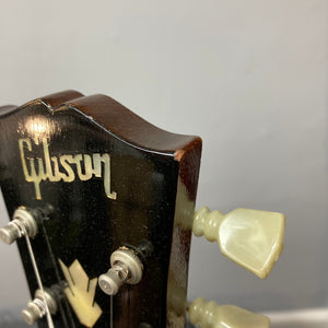 1967 Gibson ES-335 Sunburst w/Case, a vintage semi-hollow body electric guitar, featuring a classic sunburst finish and PAF humbuckers for exceptional tone.