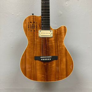 2018 Godin A6 Koa Extreme w/Gigbag Upgraded w/Seymour Duncan P-Rail Used
