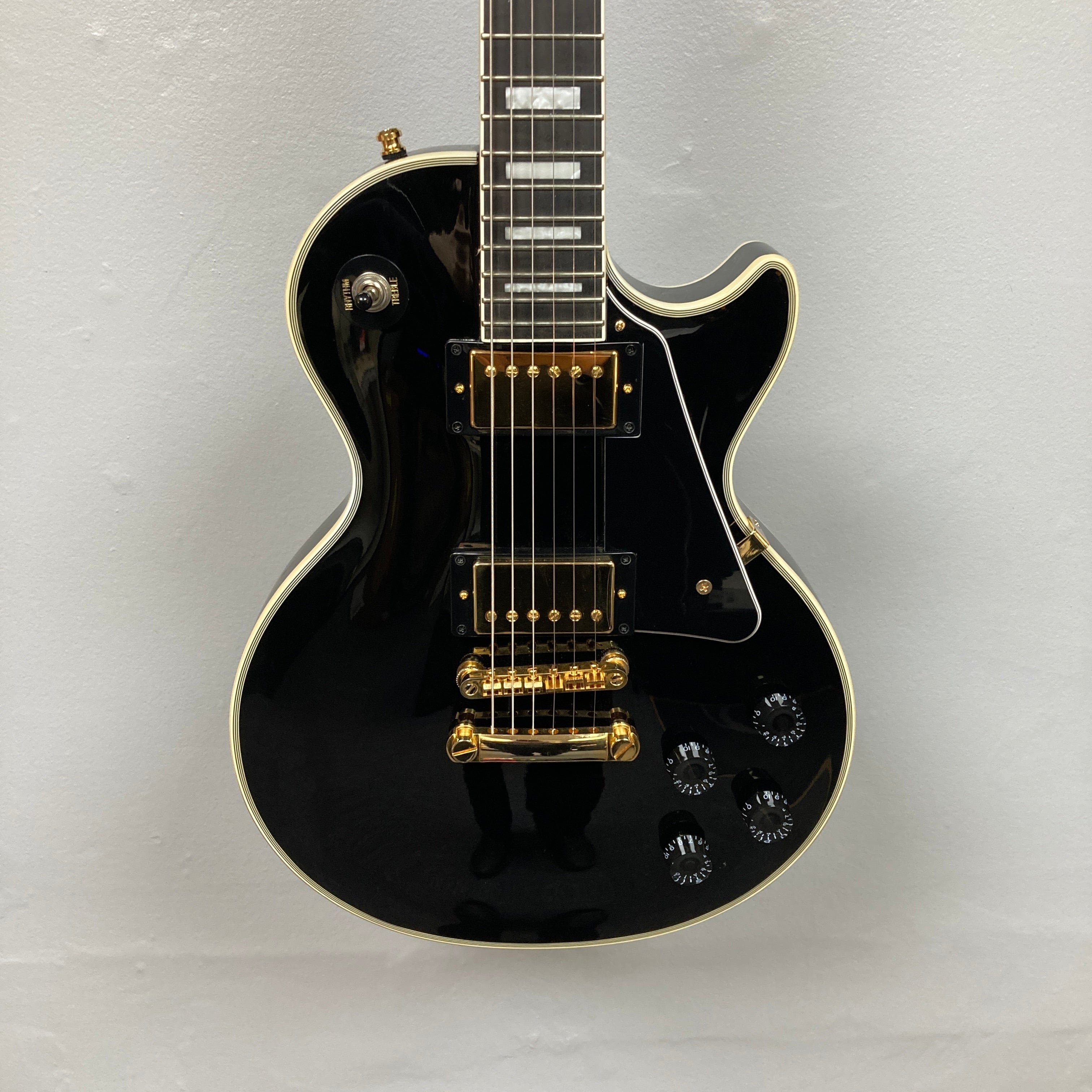 ギター Epiphone Les paul custom  Ebony Epiphone Les Paul Custom Electric Guitar - Ebony | Sweetwater