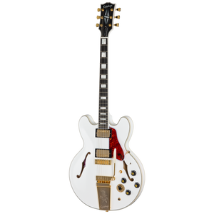 Epiphone Alex Lifeson 1976 ES-355 Reissue, Alpine White - full front view