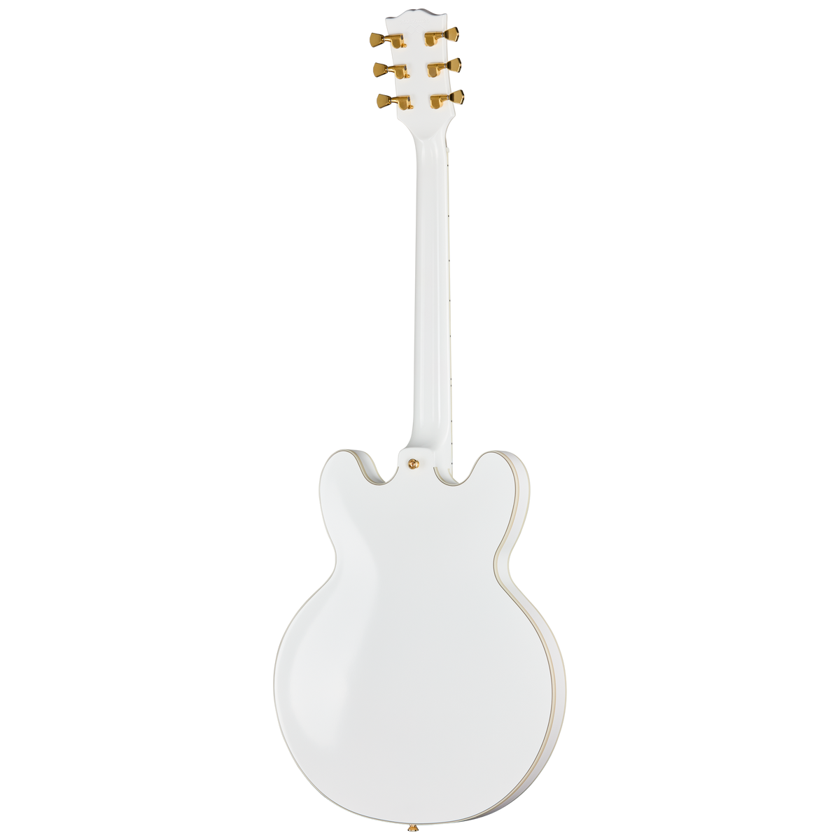 Epiphone Alex Lifeson 1976 ES-355 Reissue, Alpine White - back view