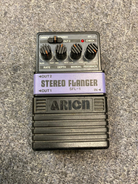 【1453】 アリオン SFL-1 フランジャー ギター エフェクター arion-sfl-1-stereo-flanger-