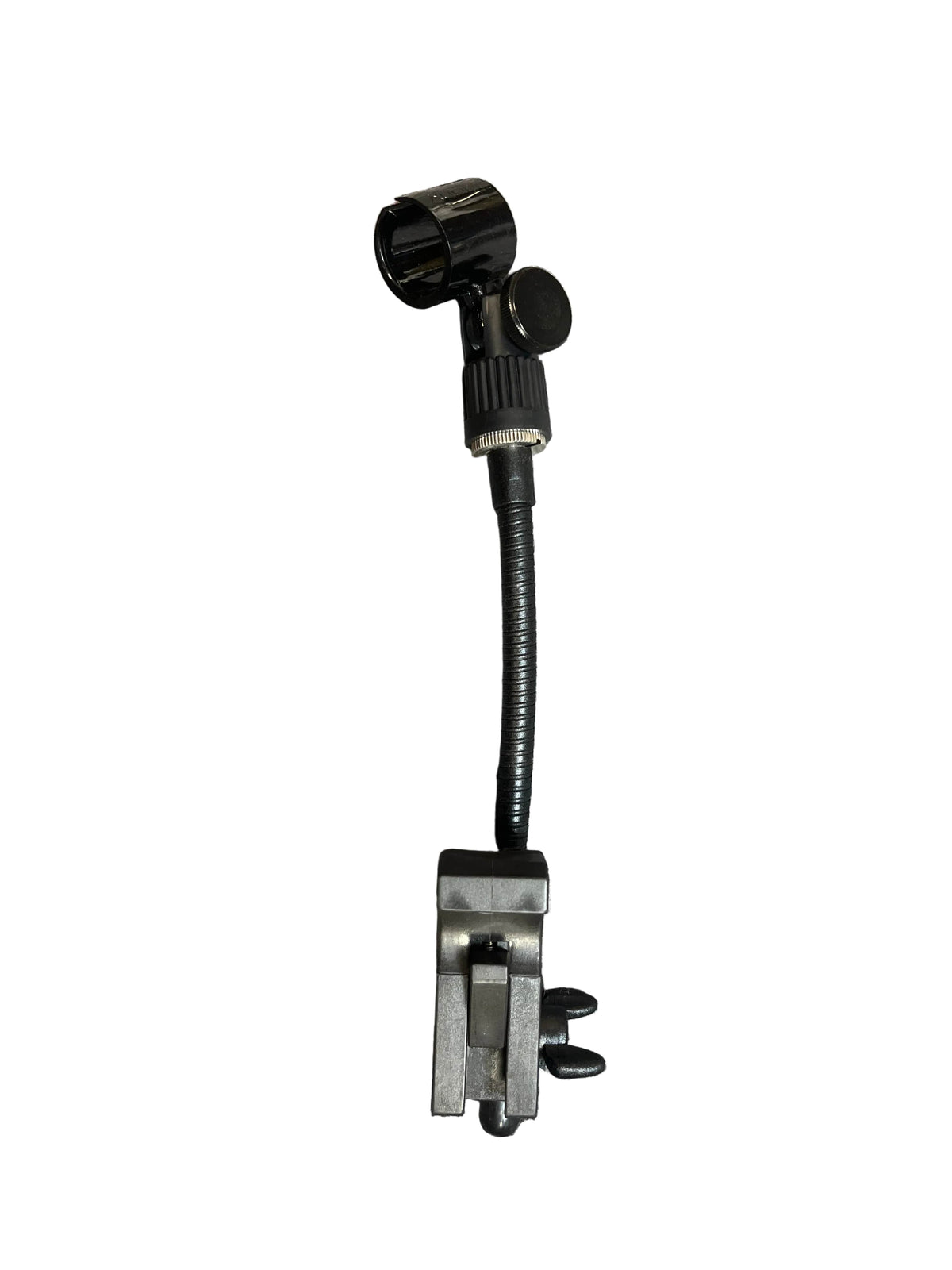 Audix D-Vice Drum Mic Clip Set of 5 (Preowned) by Audix, featuring flexible goosenecks and clamp mounts—ideal for drum mic setups or as replacements for existing microphone clips.
