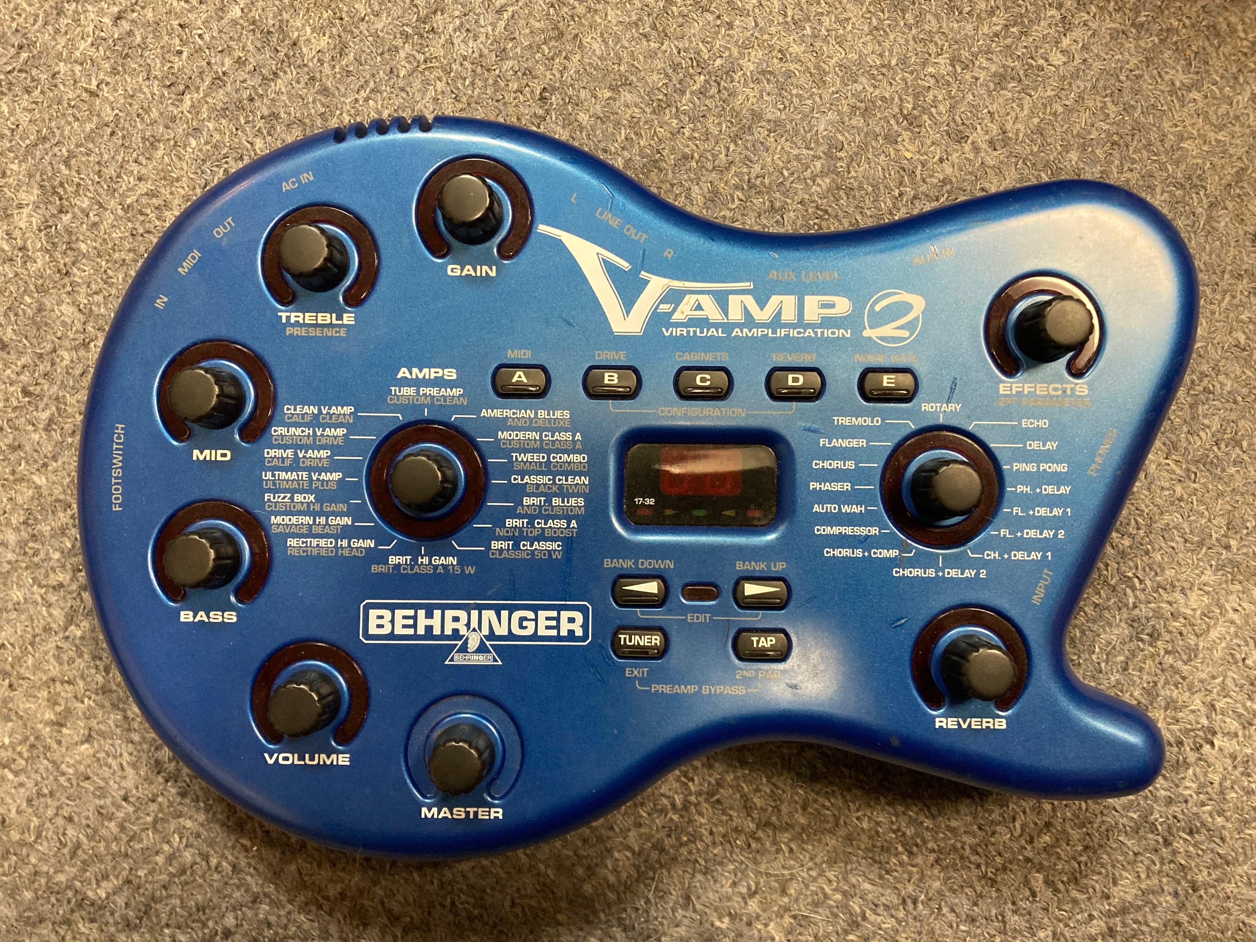 BEHRINGER V-Amp 2 ギターエフェクター Behringer | Product | V-AMP 2