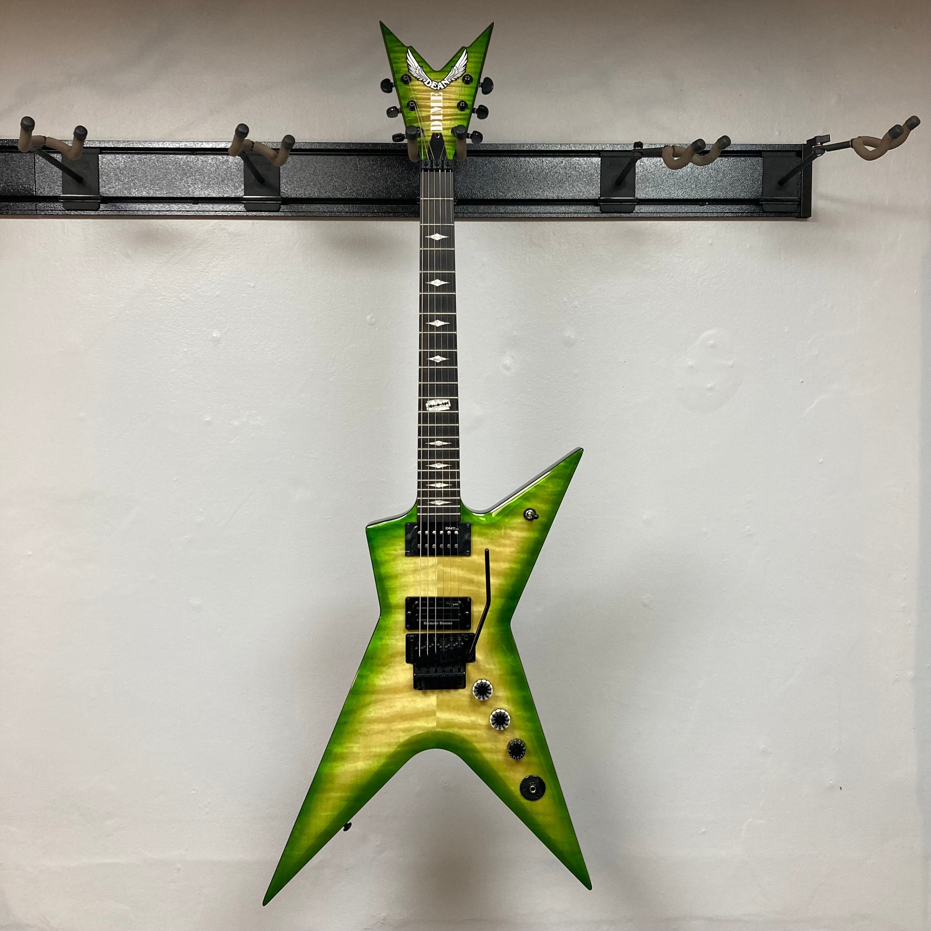 DEAN　DIMEギター Amazon.com: Dean ZX Electric Guitar, Trans Brazilia