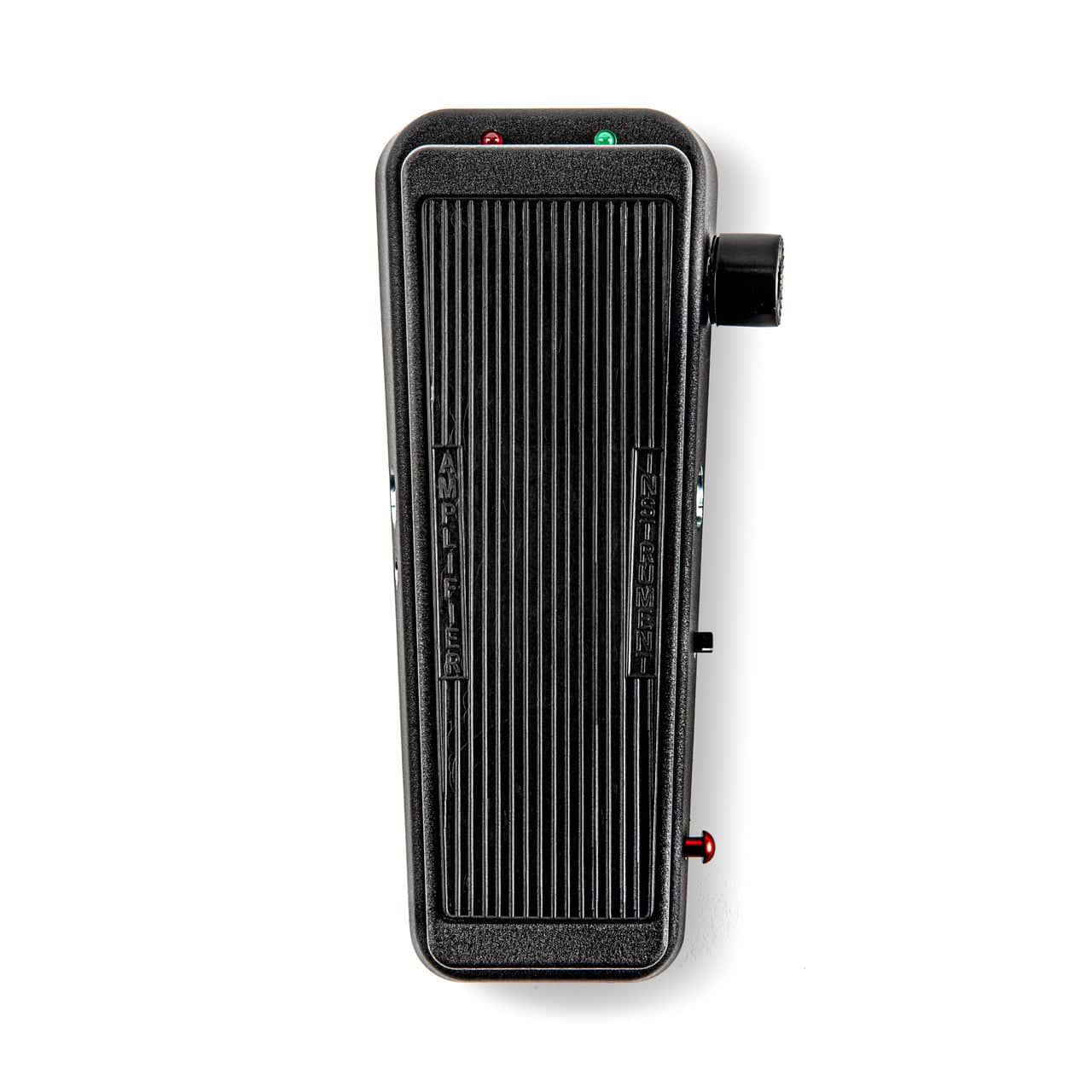 A Dunlop Cry Baby BB535 Wah 1994 Reissue Multi-Function Wah pedal for electric guitar, shown black from the front with its foot pedal angled up and the Dunlop logo clearly visible.