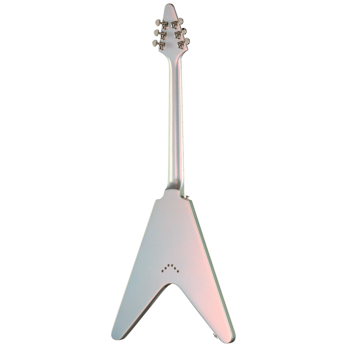 Epiphone Futura Flying V Custom, Quicksilver Shift - back