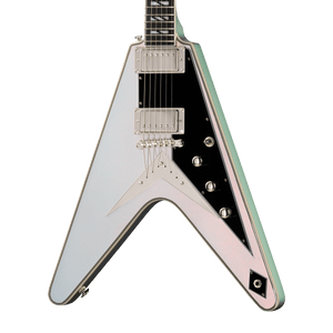 Epiphone Futura Flying V Custom, Quicksilver Shift - front