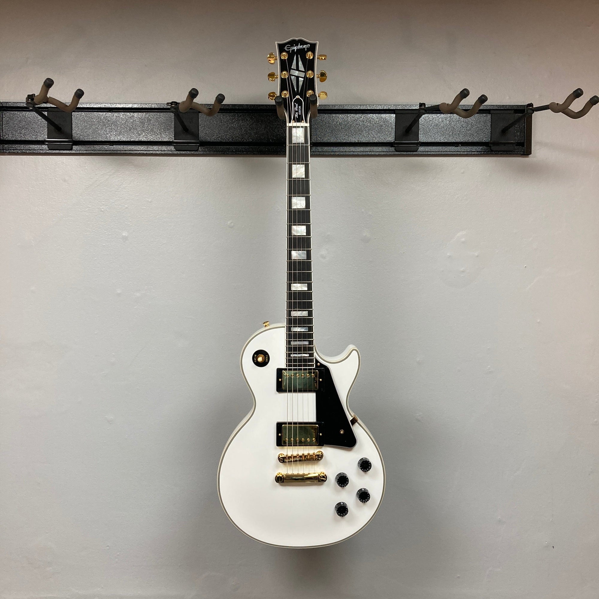 Epiphone IGC Les Paul Custom Alpine White (Incl Hard Case)