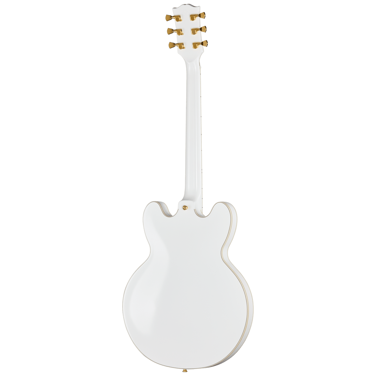 Epiphone Alex Lifeson 1976 ES-355 Reissue, Alpine White - back view