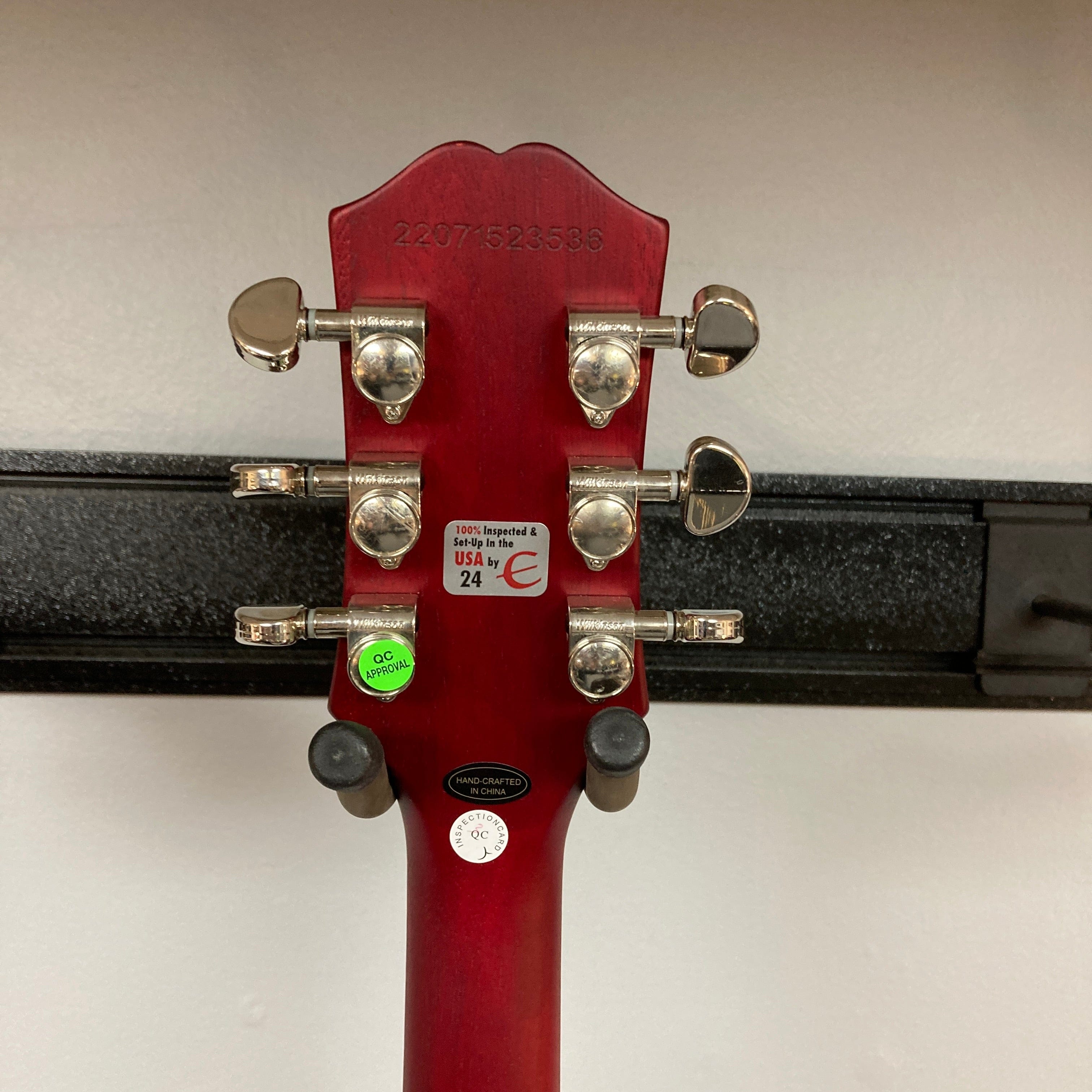 2018年製【Epiphone|Les Paul】Cherry 2018 Epiphone Les Paul Standard Cherry Burst