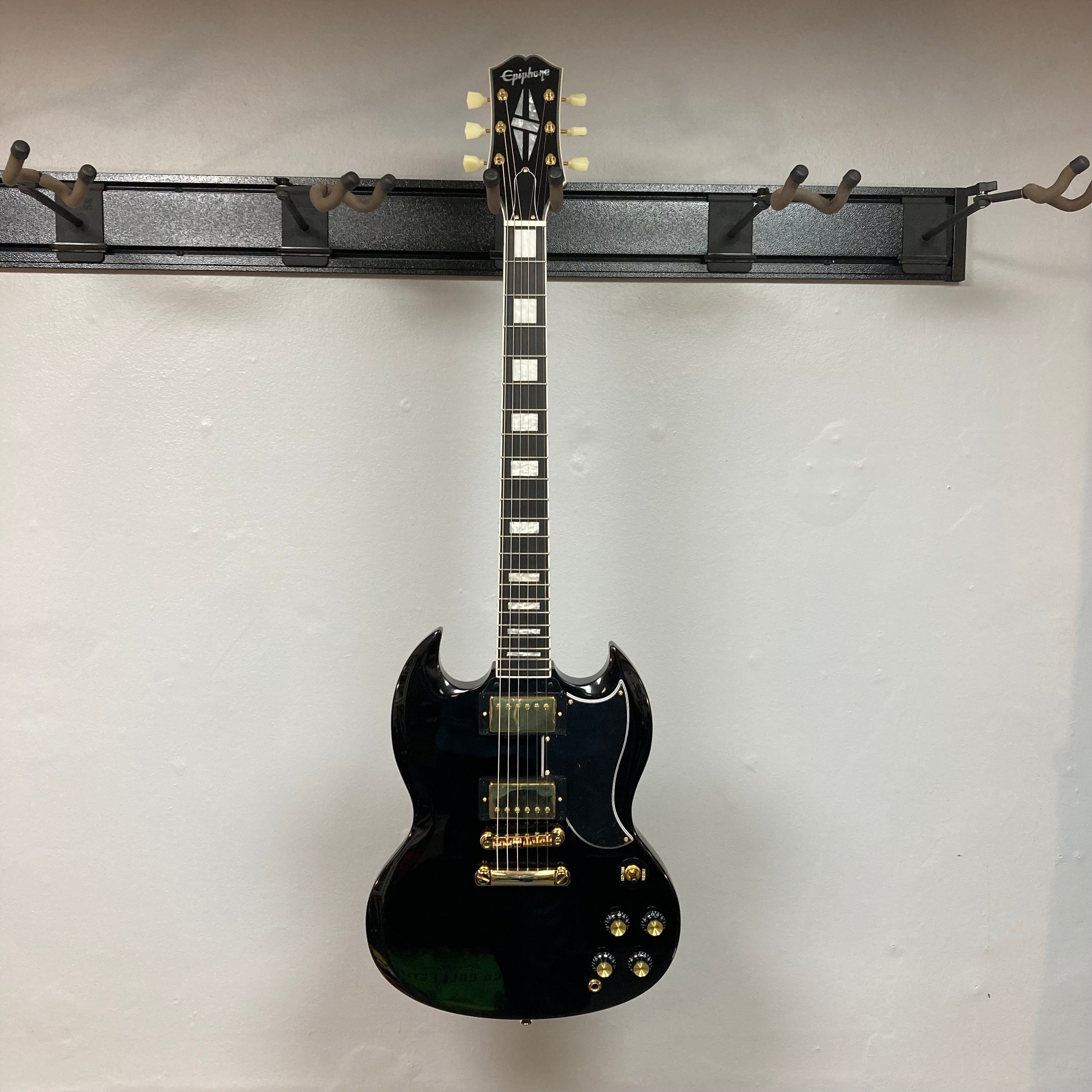Epiphone SG Custom Ebony レフティ Epiphone SG Custom Left-handed Electric Guitar - Ebony