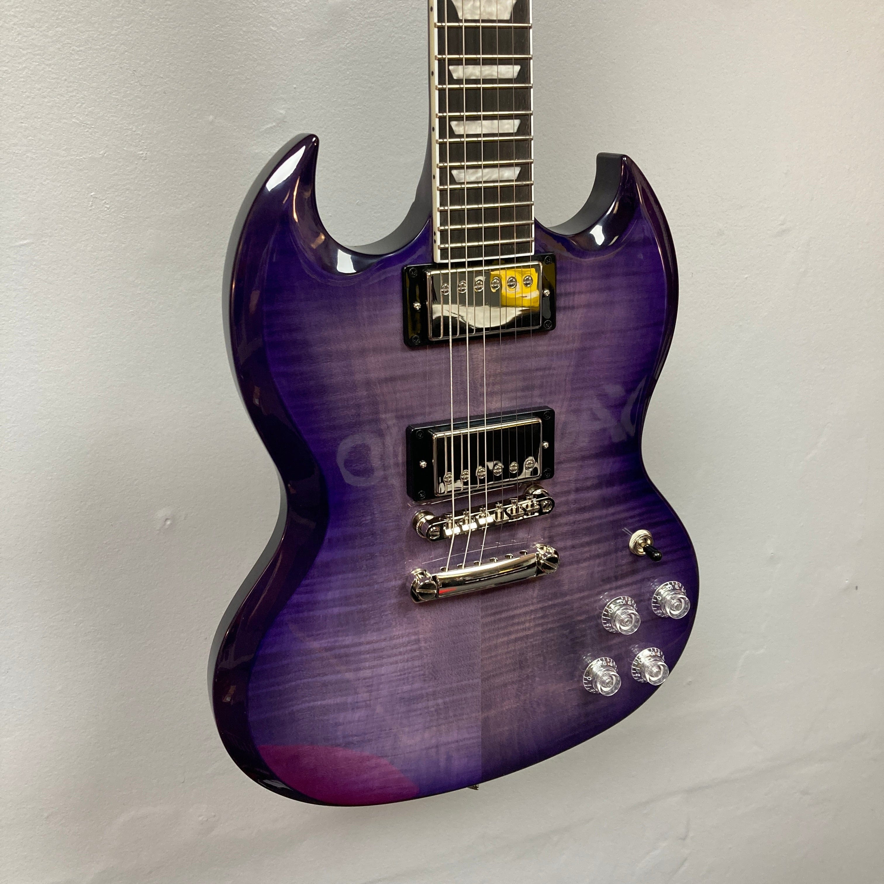 【2024新春福袋】 Epiphone SG Guitar Burst Purple Figured Modern ギター