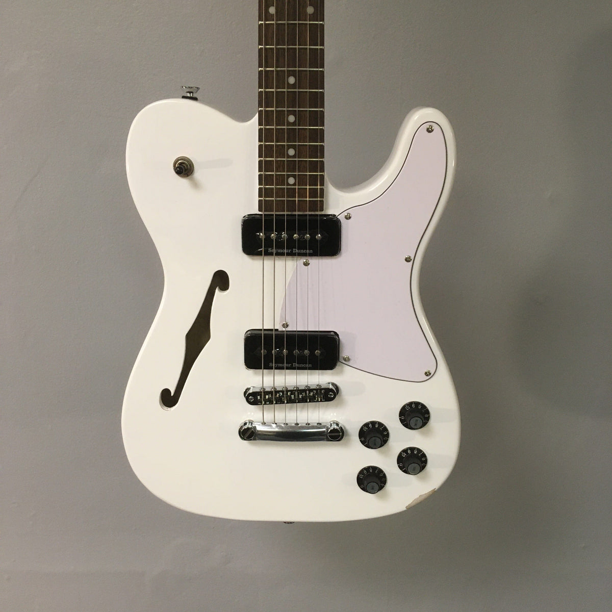 Fender Jim Adkins JA-90 Telecaster Thinline White Refurb