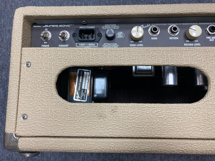 【引き取り限定】FENDER USA SUPER SONIC　AMP Fender USA 【WEB限定在庫処分セール】Super-Sonic 22 Head [Blonde