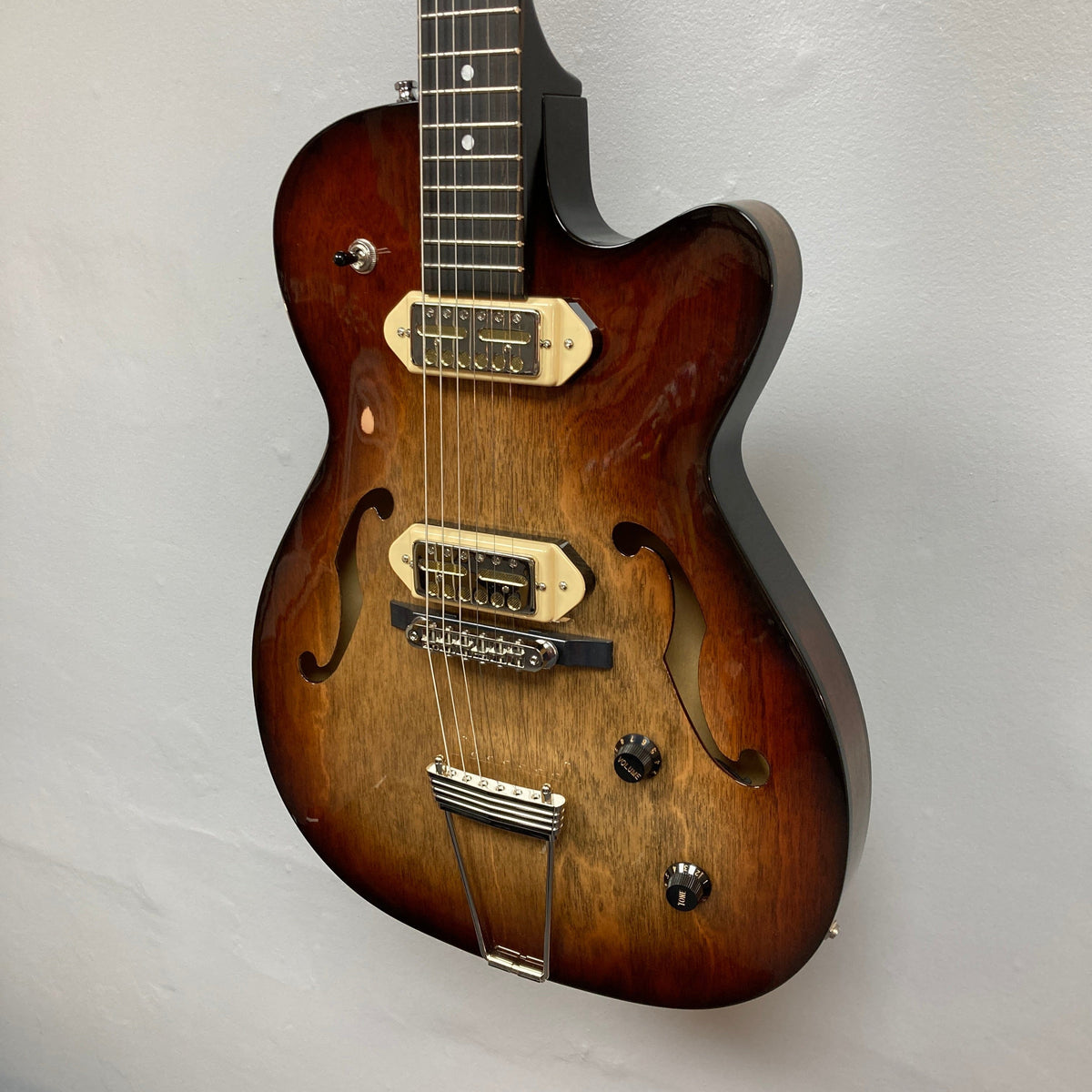 Godin 5th Ave TL Vintage Burst HG Gold Foil SF USED