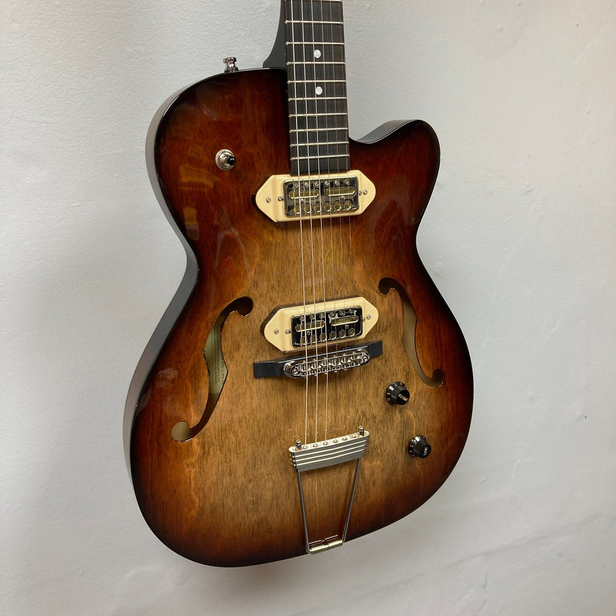 Godin 5th Ave TL Vintage Burst HG Gold Foil SF USED