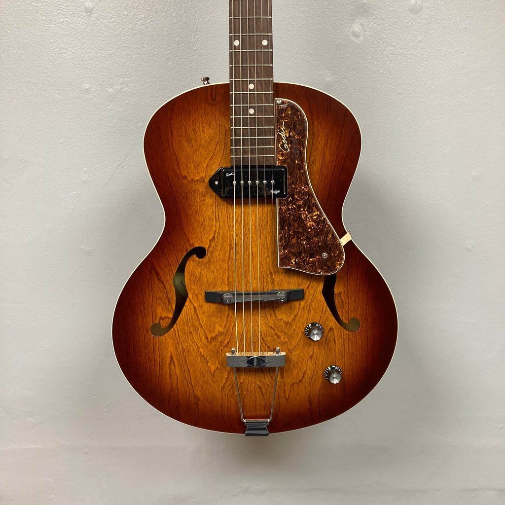 Godin 5th Avenue Kingpin P90 Cognac Burst Guitar