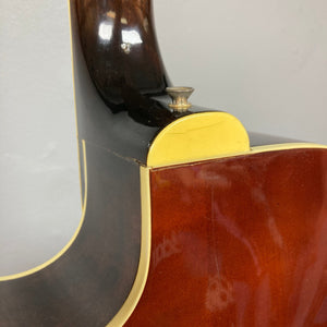 Back view of the Ibanez Starfield Hollow Body guitar, showcasing its glossy finish and elegant design.