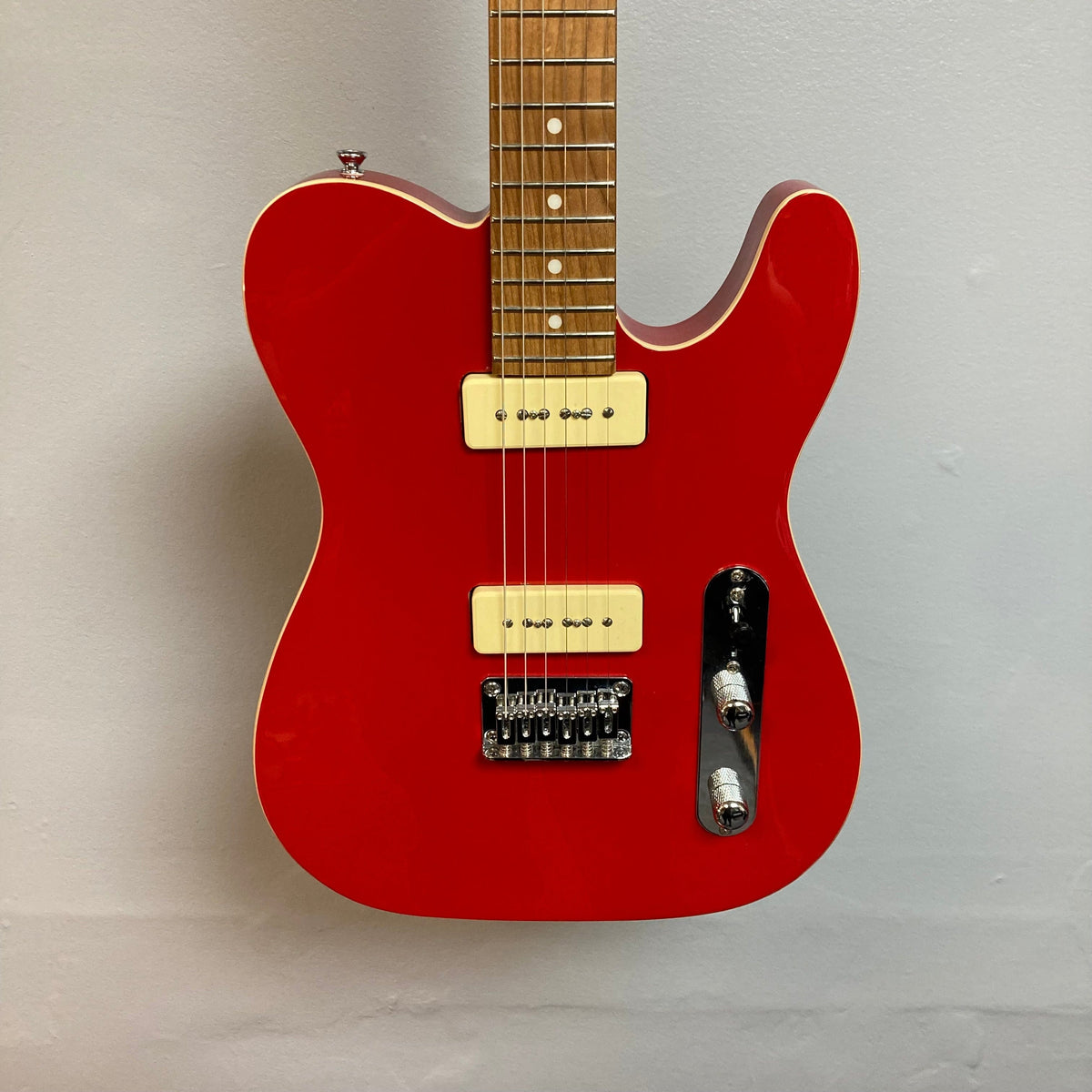 Michael Kelly 59 Tele P90 Gloss Red Prototype Guitars on...