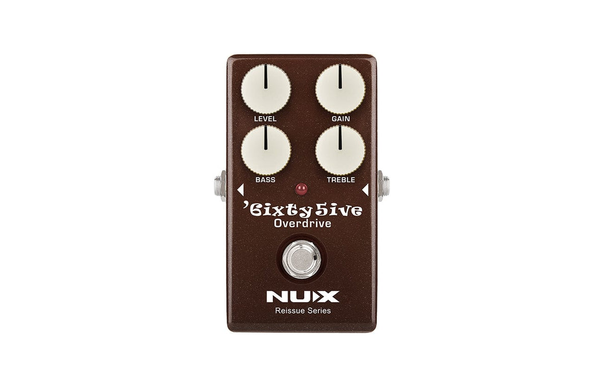 NUX 6ixty 5ive Overdrive Black Pannel Pedal Guitars on Main