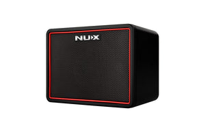 NUX Mighty Lite BT MKII Desktop Guitar Amp, featuring amp modeling and acoustic IRs for electric and bass guitars, with software for easy 3rd party IR loading.