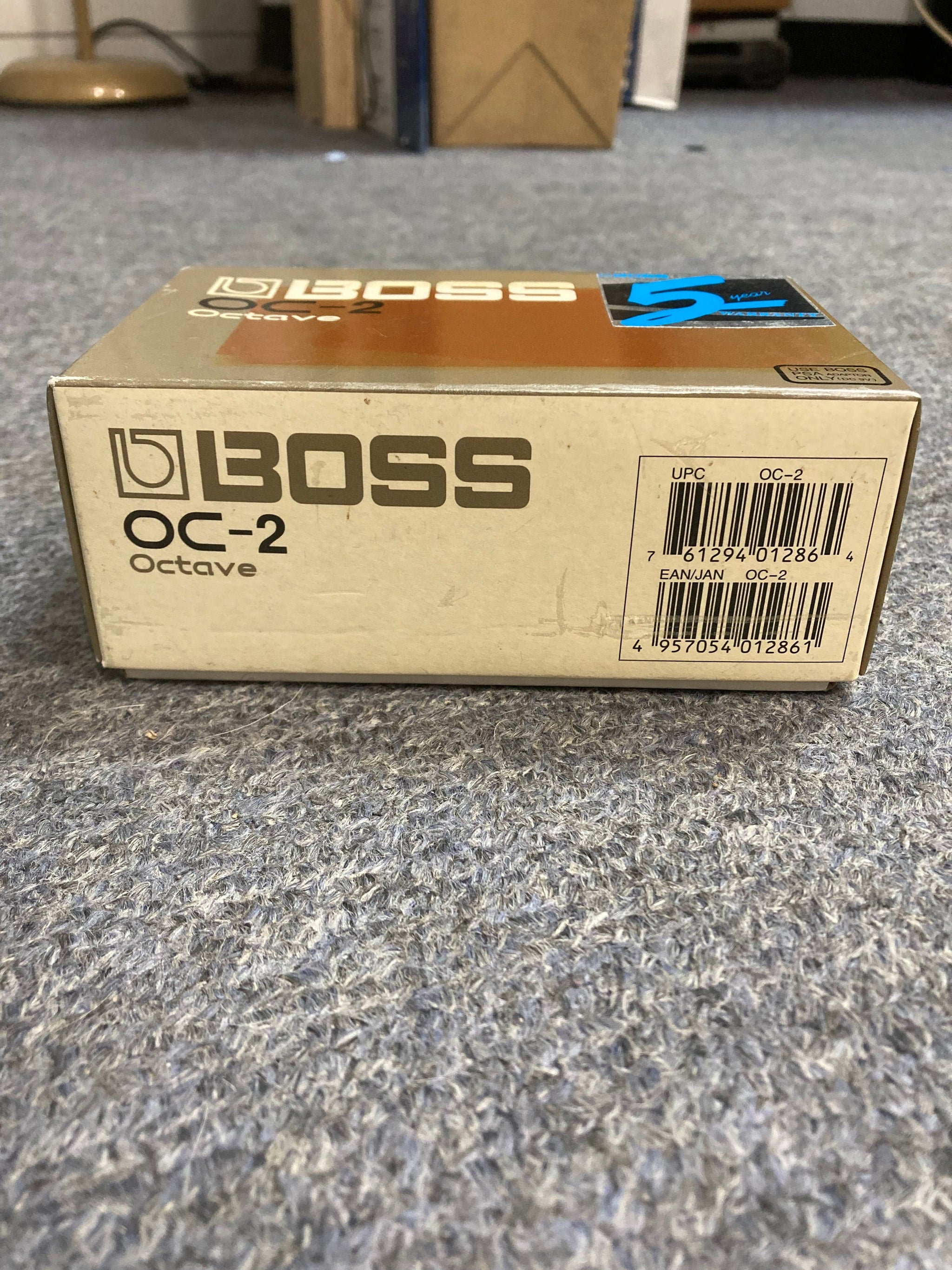guitar pedal box Original Boss OC-2 Octave Pedal Vintage Box Only