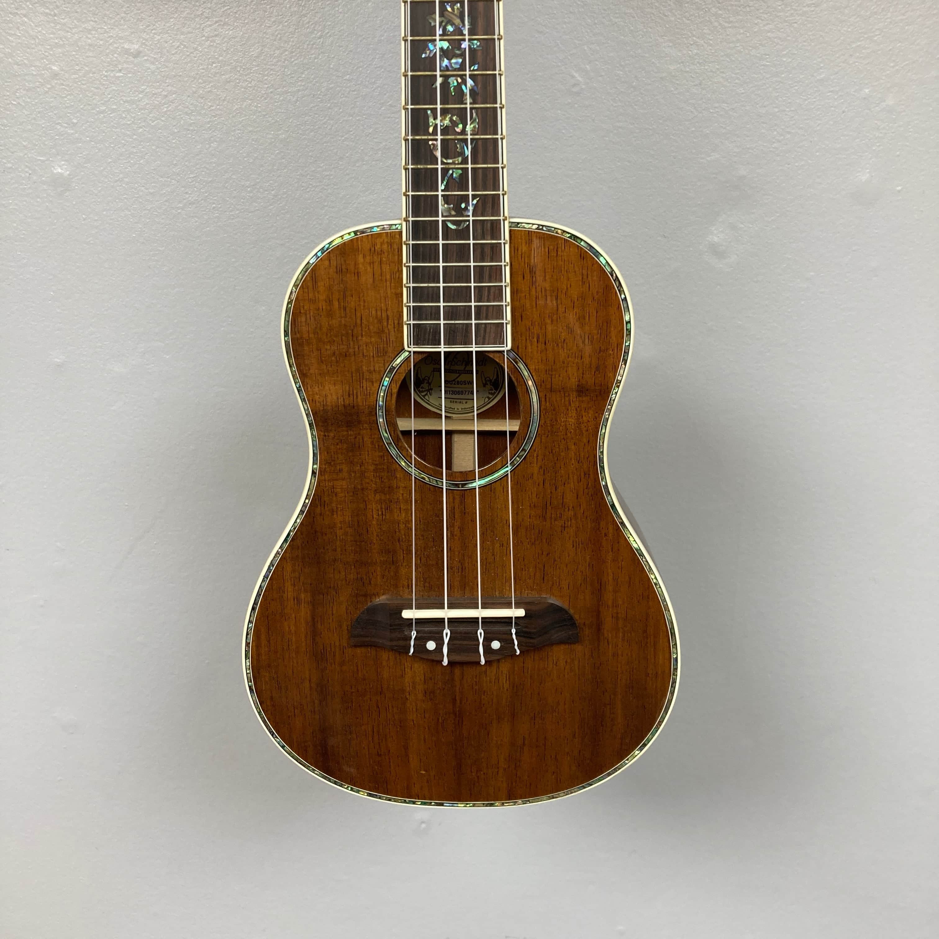 Oscar Schmidt OU280SWK Concert Ukulele with Case